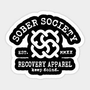 Sober Society Recovery Sticker